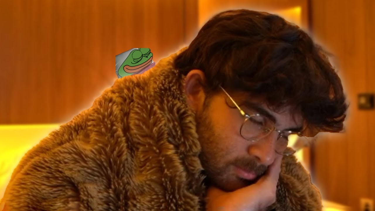 HasanAbi reacts so hard that he fell asleep