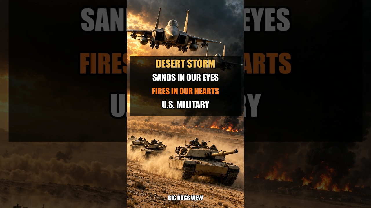 DESERT STORM: SANDS IN OUR EYES AND FIRES IN OUR HEARTS &mdash; U.S. MILITARY #shorts