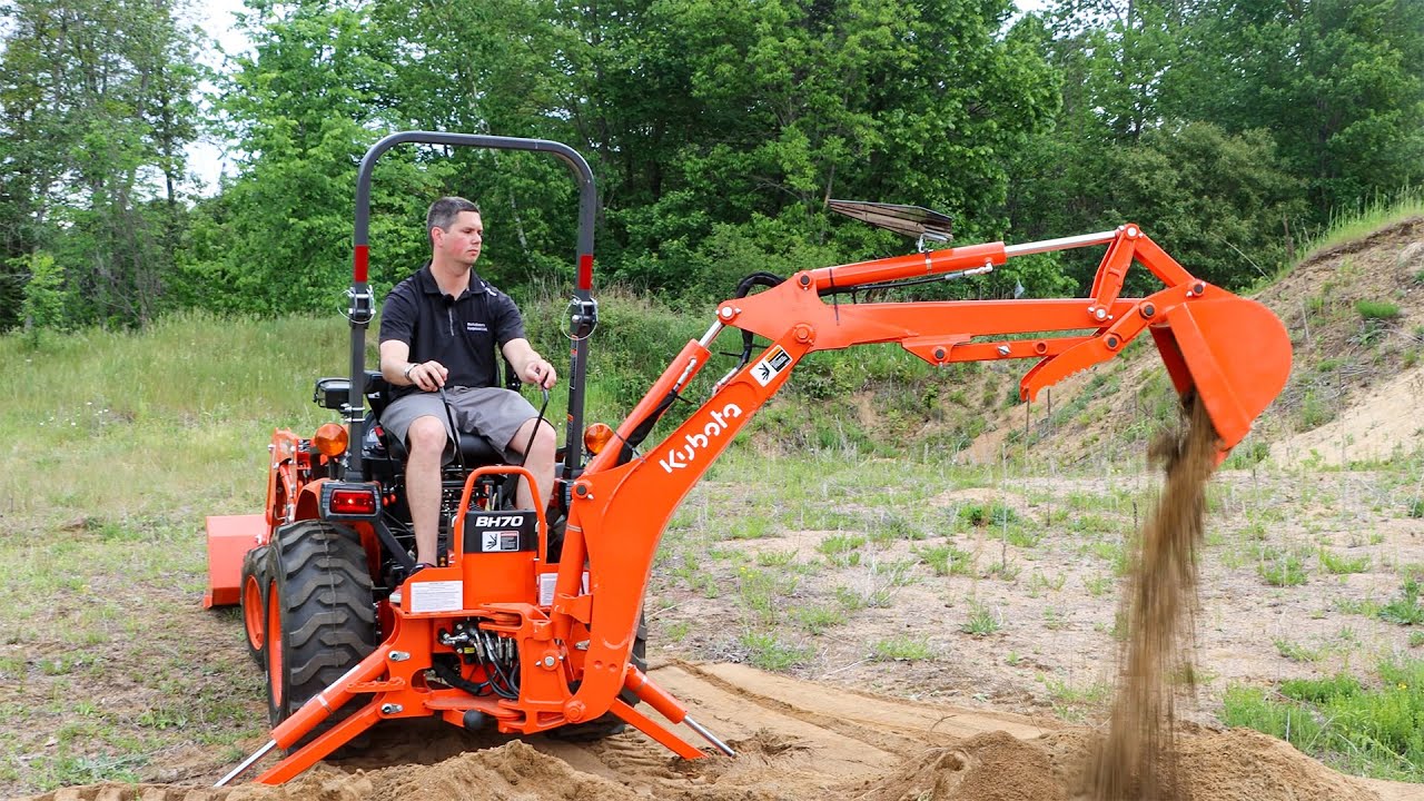 Kubota B2301 TLB (трактор, погрузчик, экскаватор-погрузчик) — обзор и демонстрация!