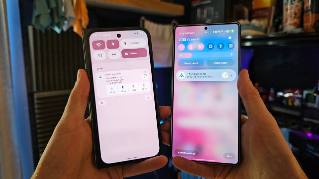 One UI 8 от Samsung против Material 3 Expressive от Google