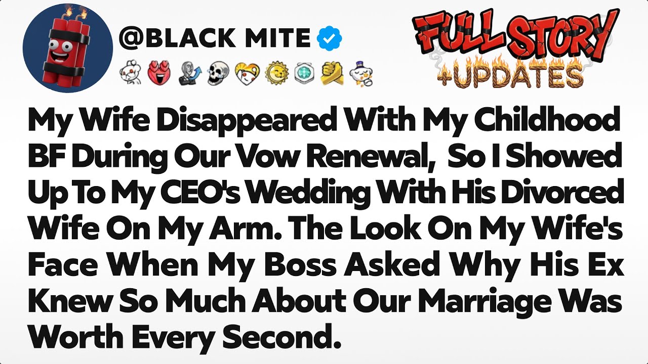 My Wife Disappeared With My Childhood BF During Our Vow Renewal, So I Showed Up To My…