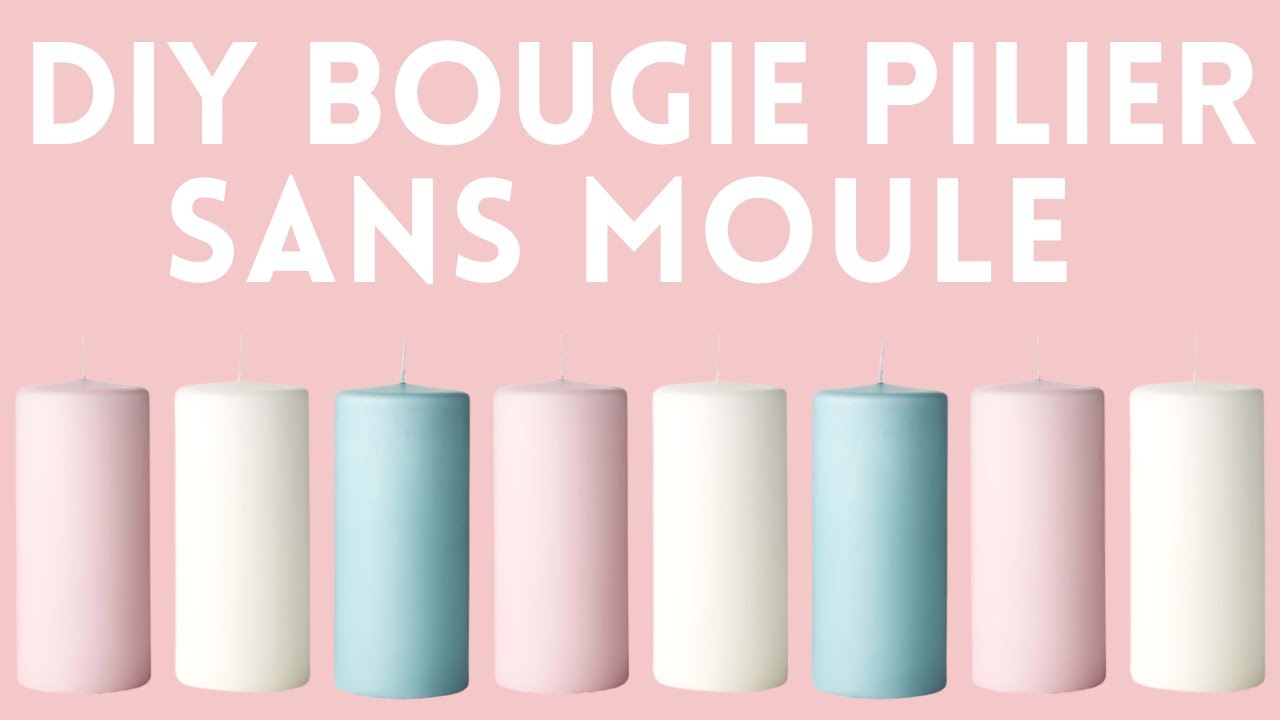 #greenbeauty #diy #calybeauty ✮ DIY ✮ Bougie Pilier sans moule | Caly Beauty