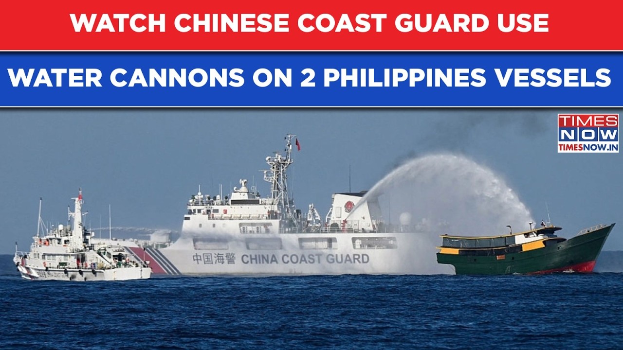 Xi's Coast Guard Blasts Water Cannons At Philippine Vessels, 3rd South China Sea Faceoff In A Week