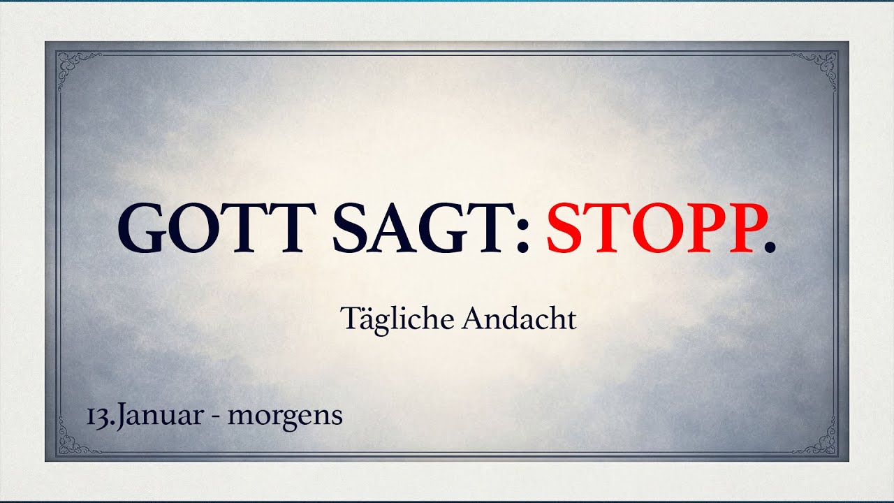 Warum Gott manche Pläne scheitern lässt | Spurgeon Andacht (deutsch)