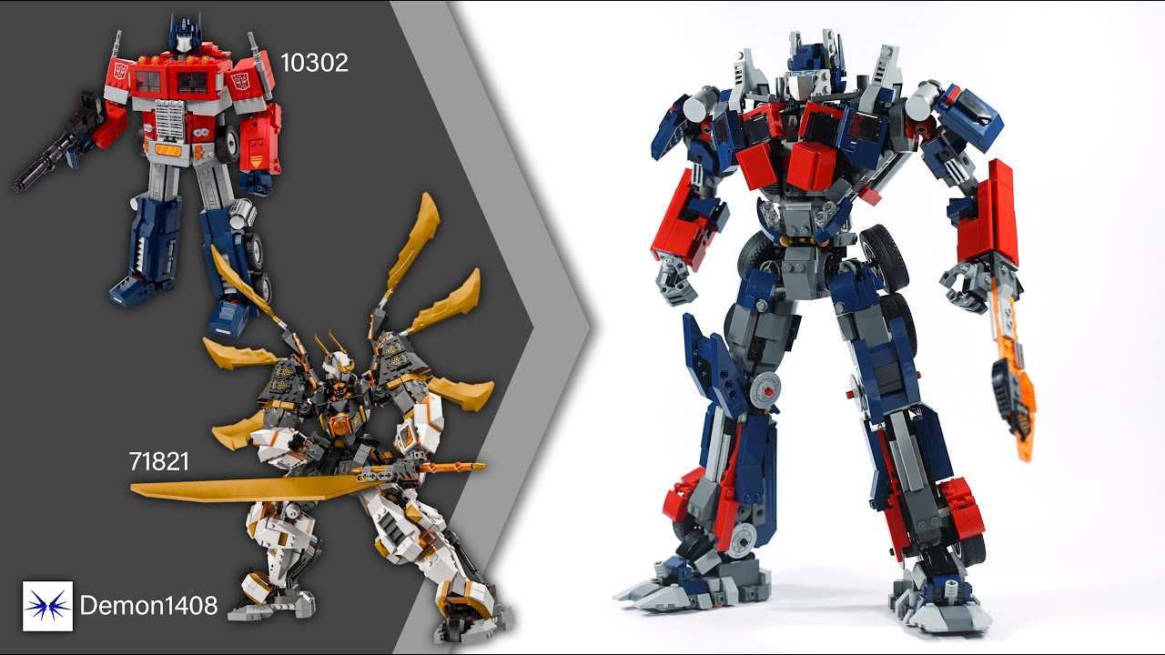 [ MOC ] LEGO Optimus Prime (Alternate Build 10302 + 71821)
