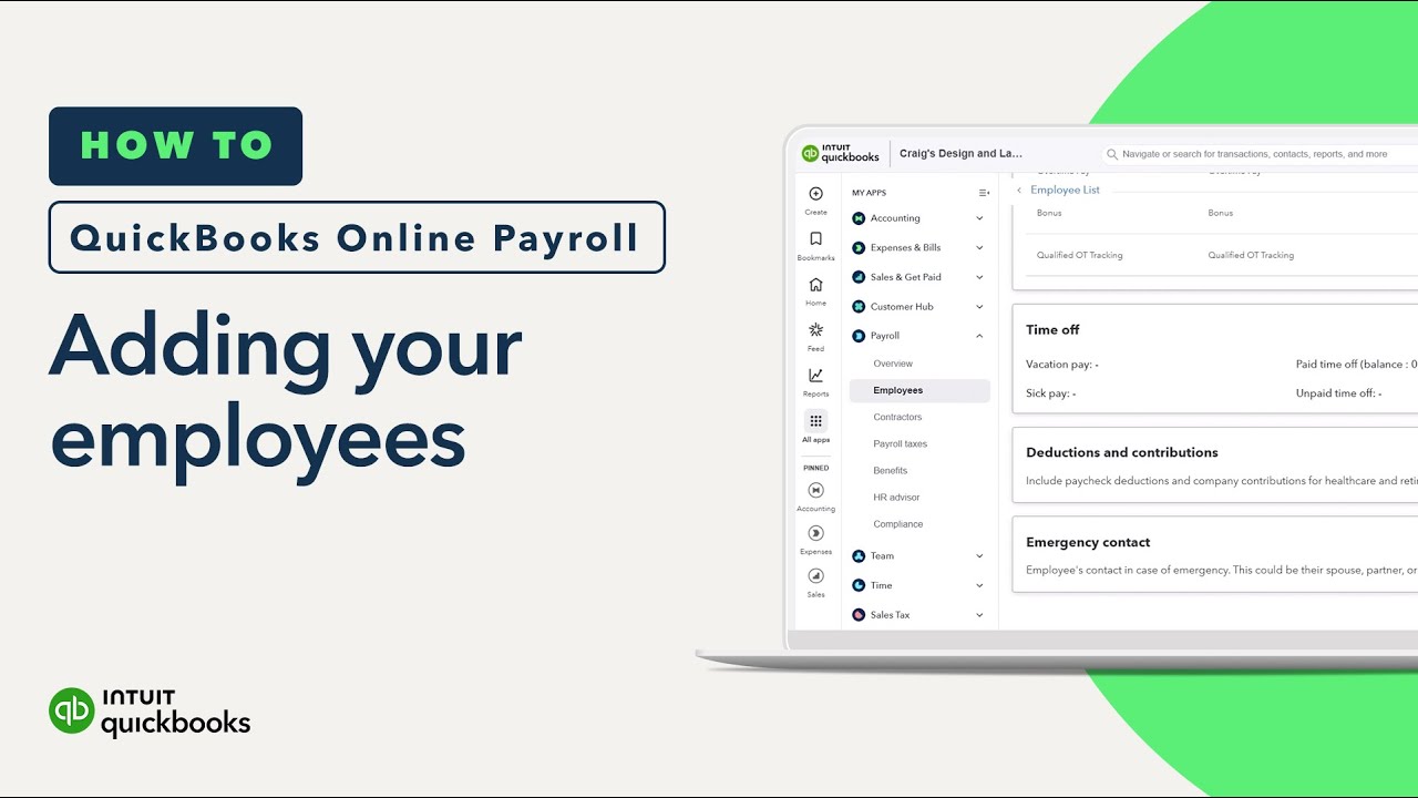 How to add your employees to QuickBooks Online Payroll