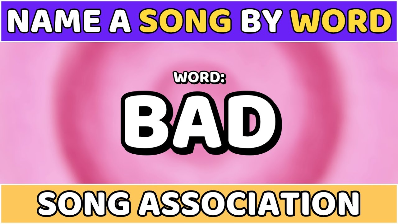 Song Association Words Game ‼️ #2