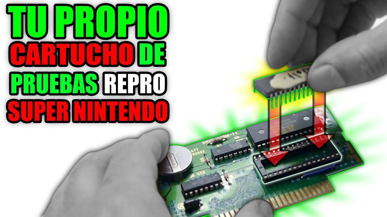 TU PROPIO CARTUCHO DE PRUEBAS DE SUPER NINTENDO