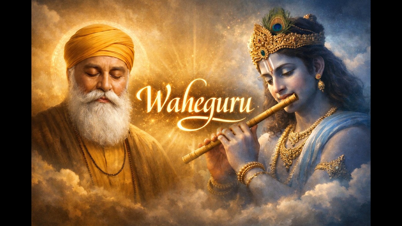🔴 LIVE Mere Waheguru | Krishna Flute🙏 |  Non Stop Simran | Divine Peace & Blessings