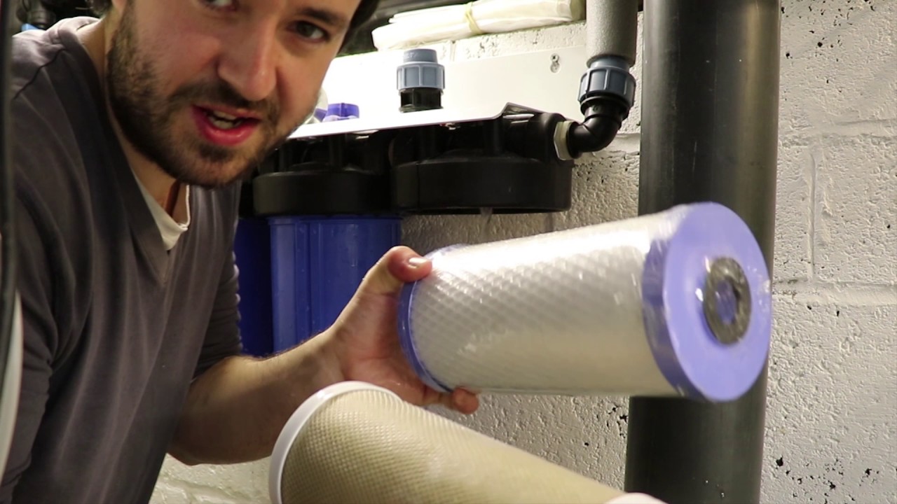 Dechlorinator Filter Cartridge Change at 500,000Litre