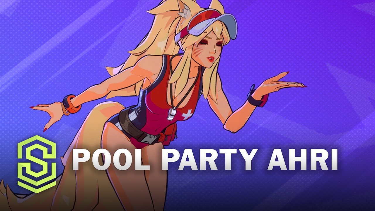Pool Party Ahri 2XKO Skin Spotlight