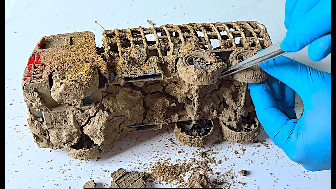 Extremely Dirty Wildlife Truck Cleaning . ASMR