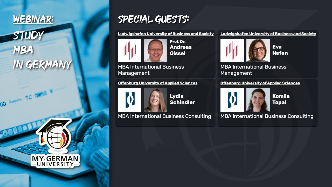 Webinar: Study MBA in Germany