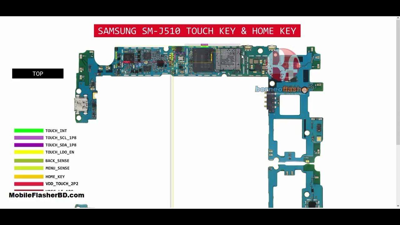 Samsung J5 SM-J510 Touch Key & Home Key  Problem Repair All Supply Jumper Ways  #gsm_free_equipment
