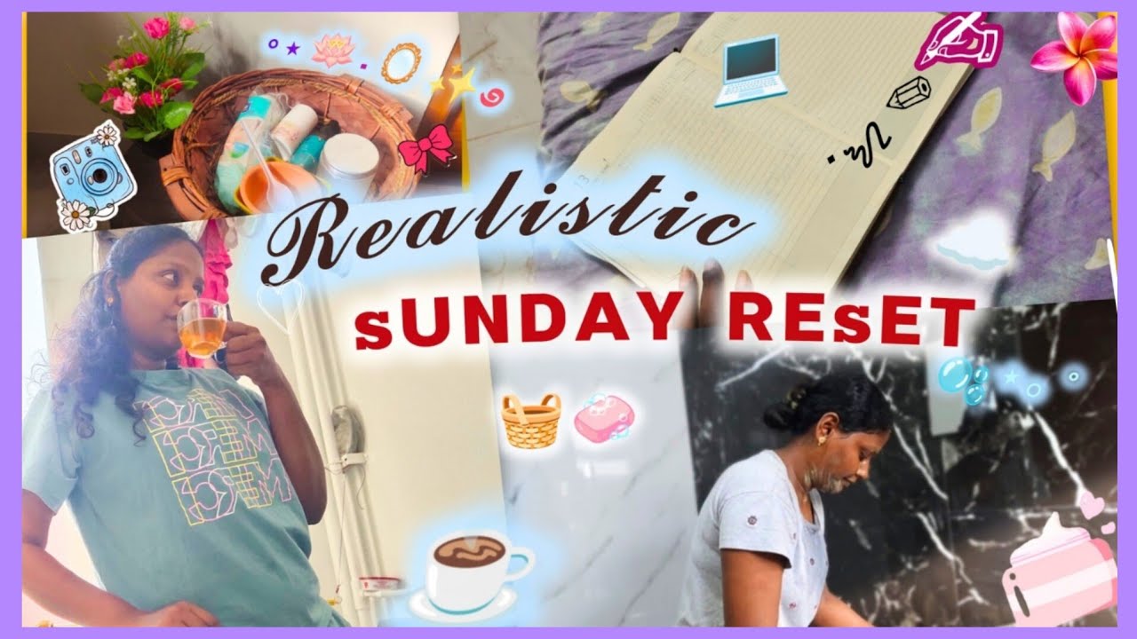 Sunday Reset: Clean |Dress | Prep |Work Ready #tamilvlogs 