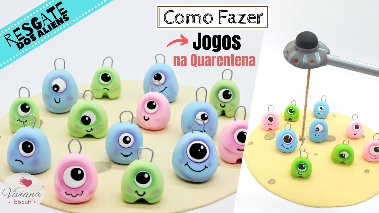 Biscuit Fácil / Jogo Resgatando os Aliens / Para fazer na Quarentena com as crianças