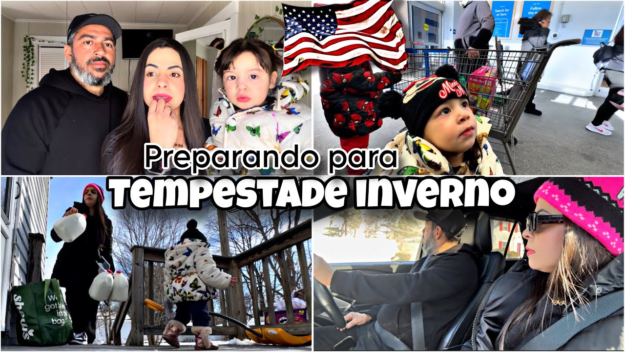 VLOG:VAMOS SER ATINGIDO PELA TEMPESTADE DE INVERNO SEVERA DOS ESTADOS UNIDOS 🇺🇸