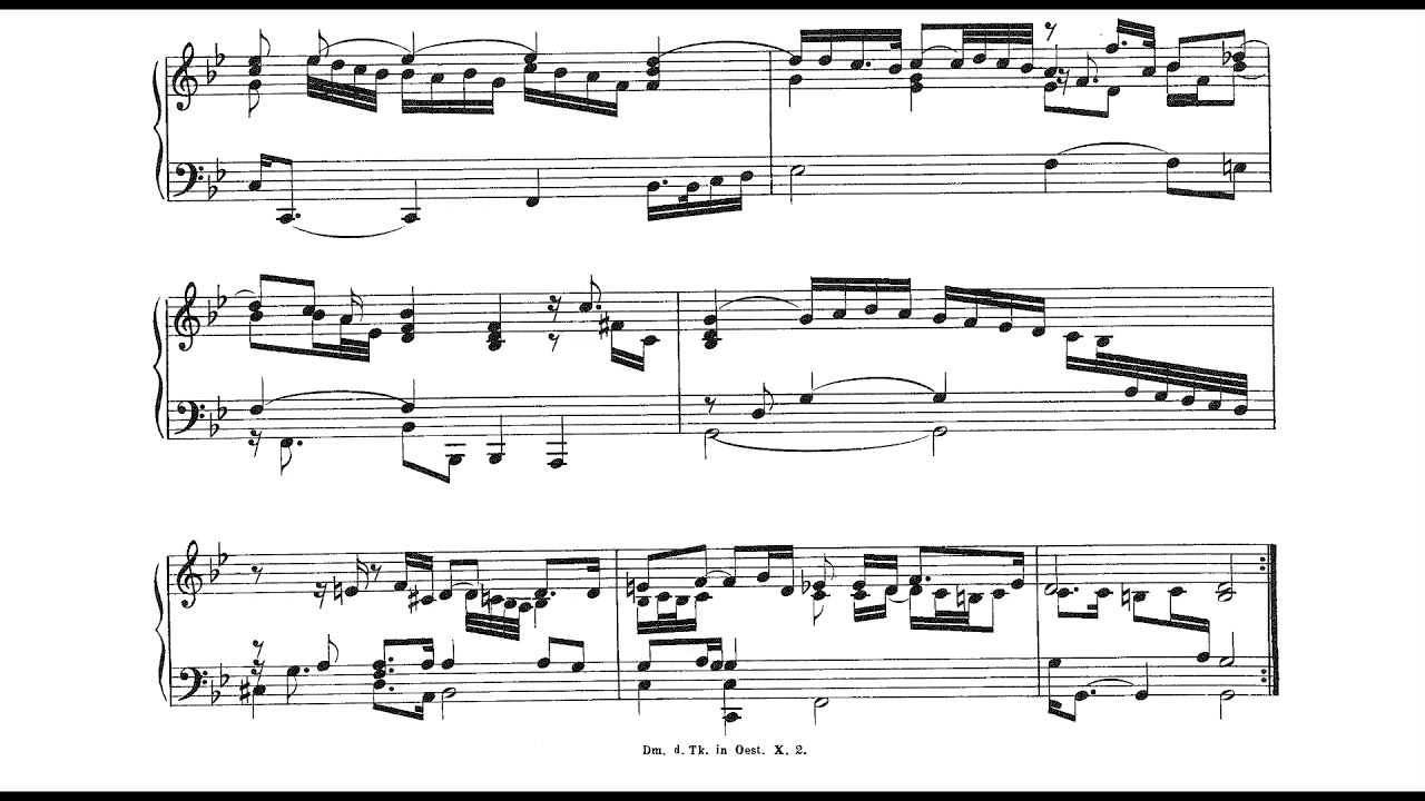 Johann Jacob Froberger -  Tombeau fait à Paris for Harpsichord, FbWV 632 [Score-Video]