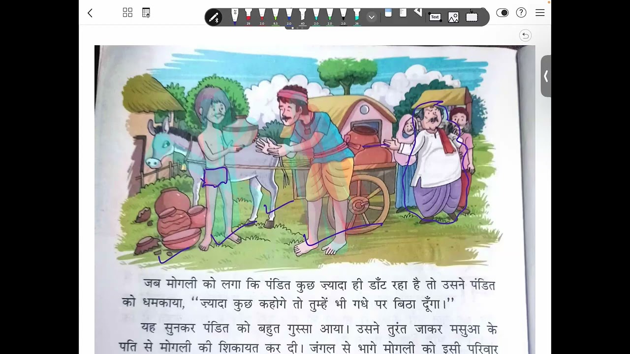 Class 3 | Hindi | मोगली आया गांव में मोगली आया गांव में | Swaraj India public school 