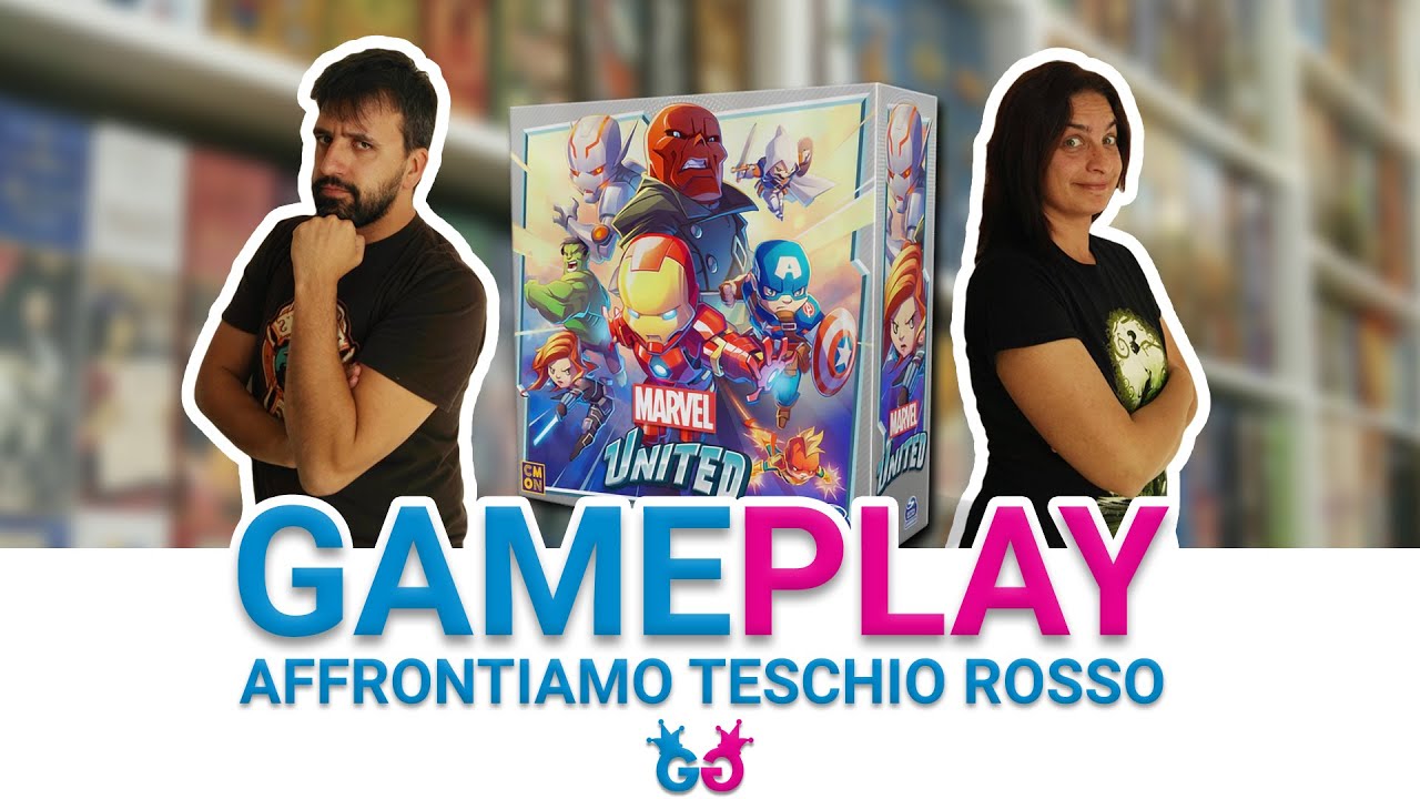 Marvel United, Partita Completa con Hulk e Iron Man contro Red Skull