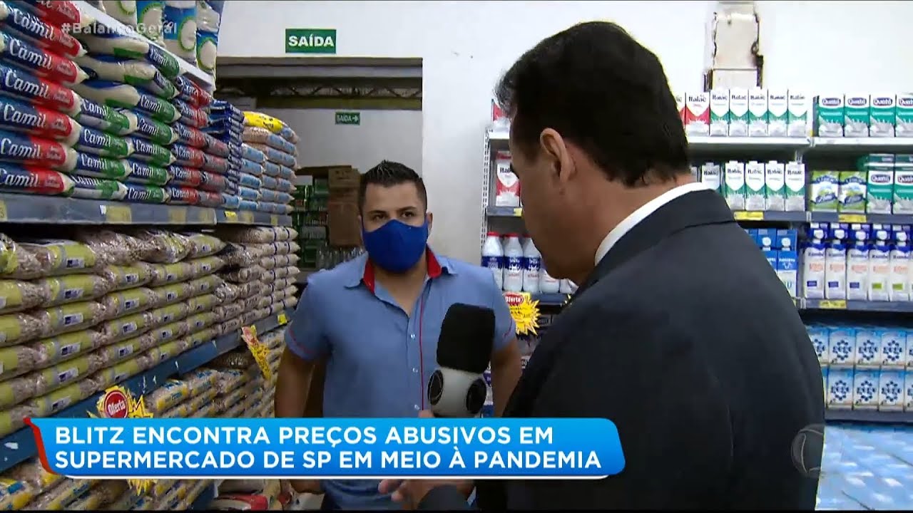 Xerife do Consumidor faz blitz e denuncia preços abusivos em supermercado de SP