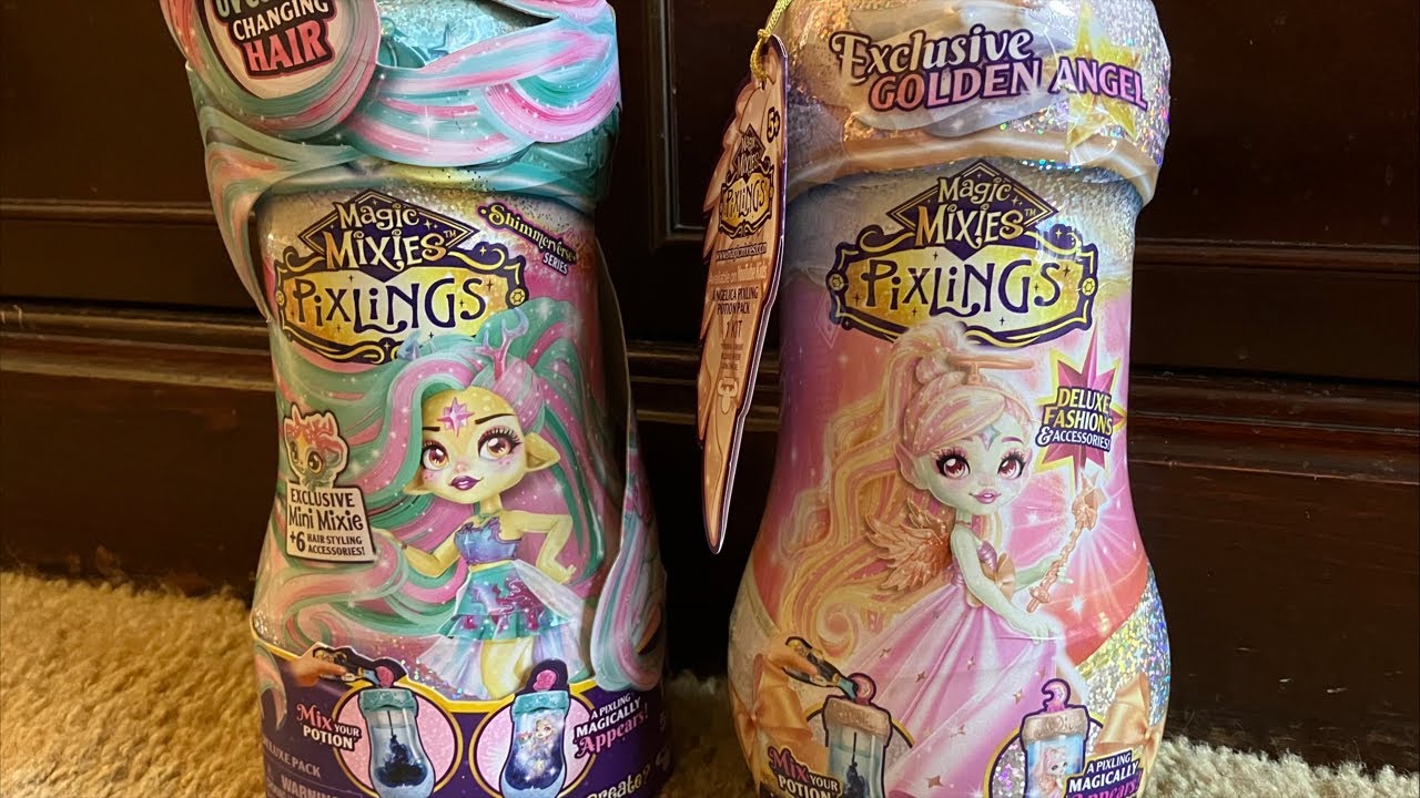 Распаковка новой куклы Magic Mixies Pixlings Golden Angel, эксклюзивно представленной в Target!