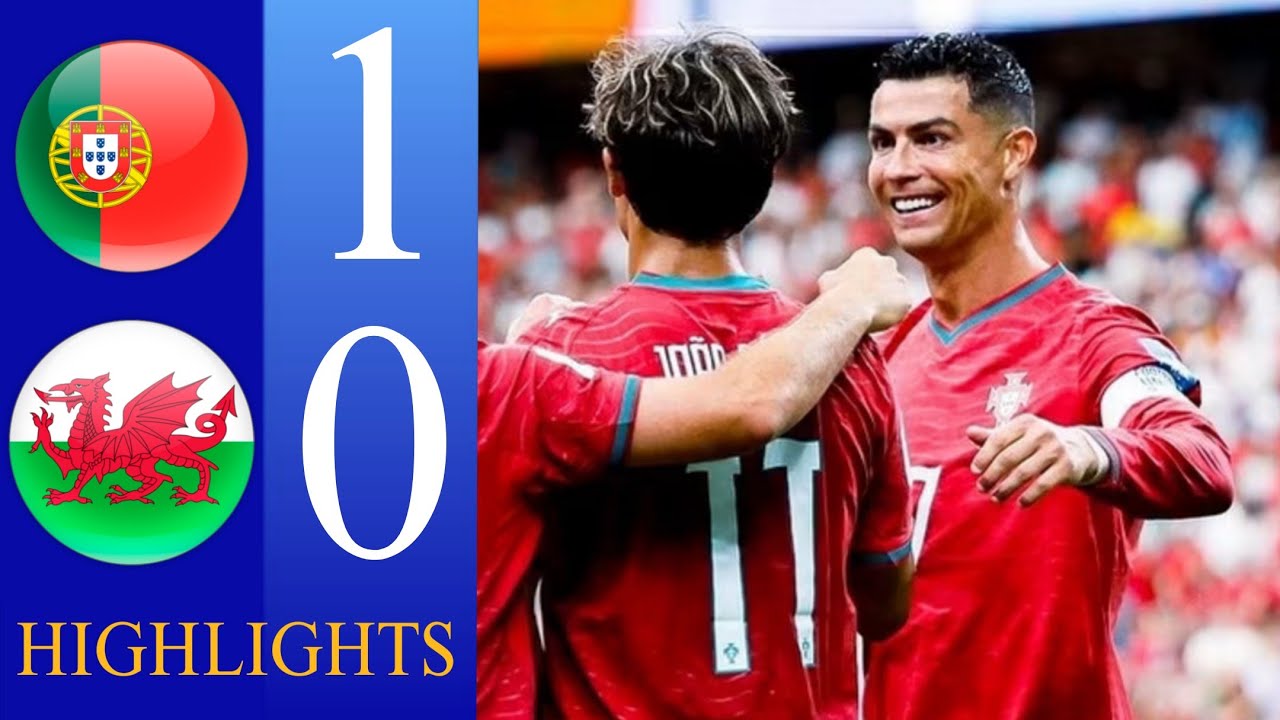 Portugal vs Wales Live Highlights 1-0 JO&Atilde;O F&Eacute;LIX Goal! 🔥 UEFA Nations League 2027 | Cr7 vs wales
