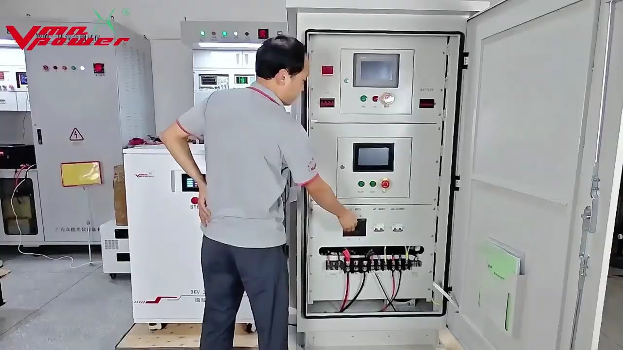 96V 314Ah Lithium Battery and Inverter Controller Integrated Machine Power OnOff Operation Video