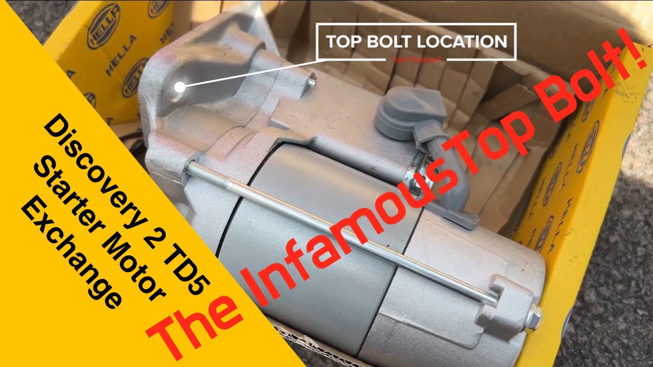 Starter motor Exchange Discovery 2 - TD5