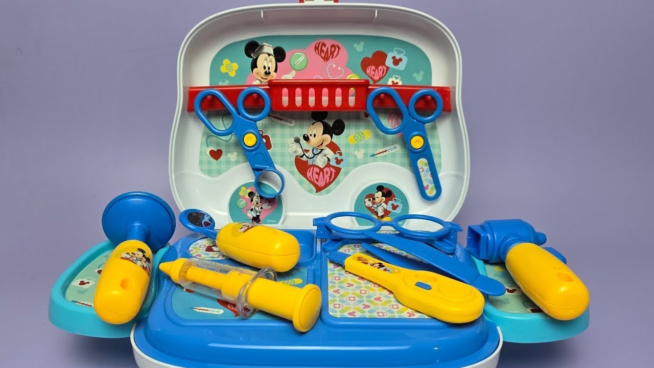 Disney Minnie Mouse Friends Doctor Set Satisfying with Unboxing Toys Collection ASMR #924
