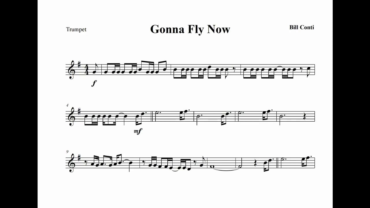 Gonna Fly Now (Rocky) - Backing Track for Sax, clarinet, trumpet...