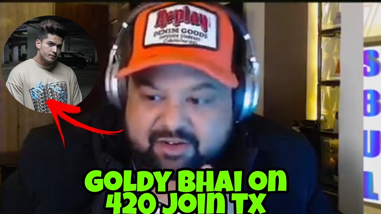 8bit Goldy Bhai On 420 Join Te Xspark? || 420 join 8bit creative?