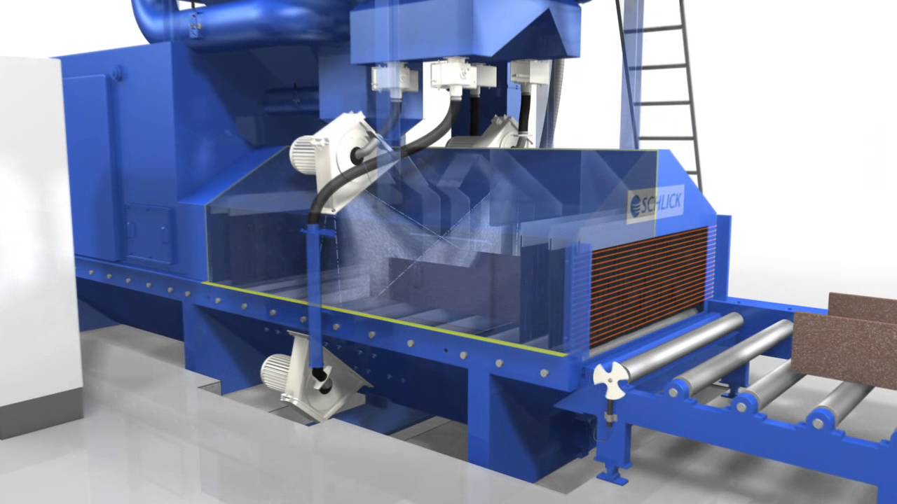 Roller Conveyor Shot Blast Machine