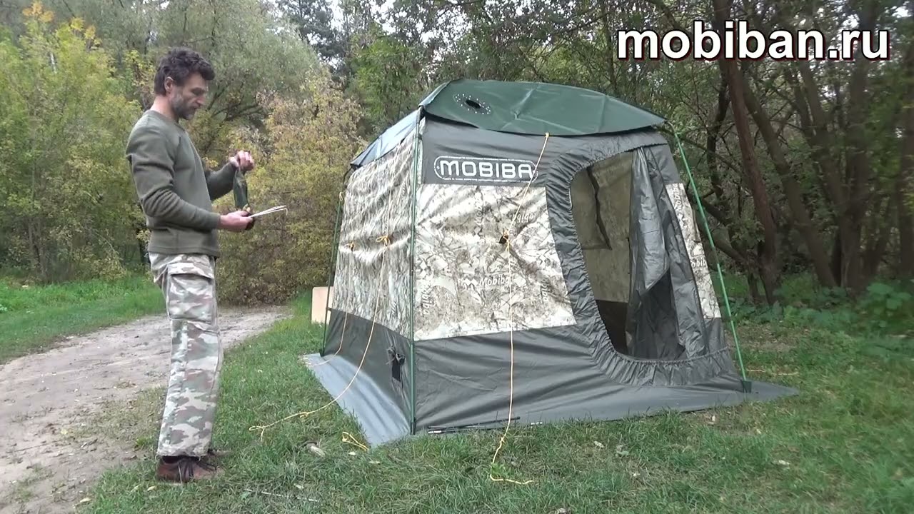 Тест Мобиба МБ-18 СП с печью Паробомба-100. Подготовка