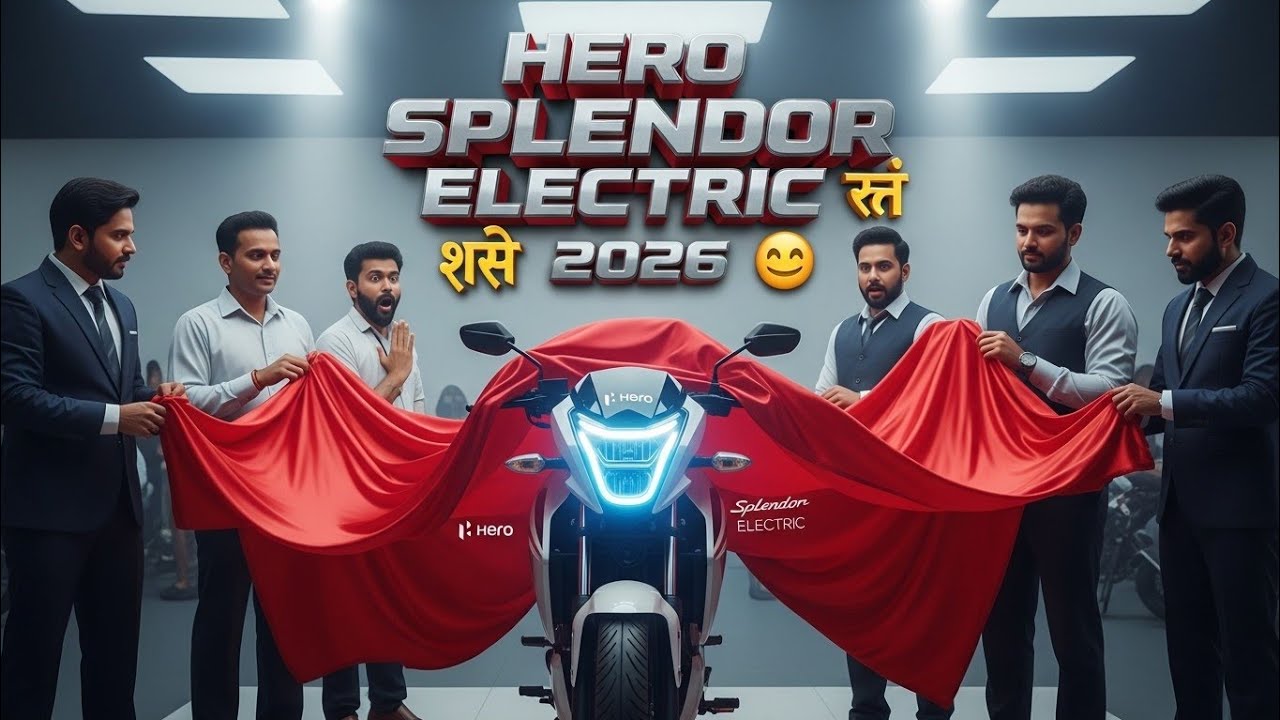 2026 Hero Splendor Electric Bike | This EV Will End Petrol Bikes! ⚡🔥