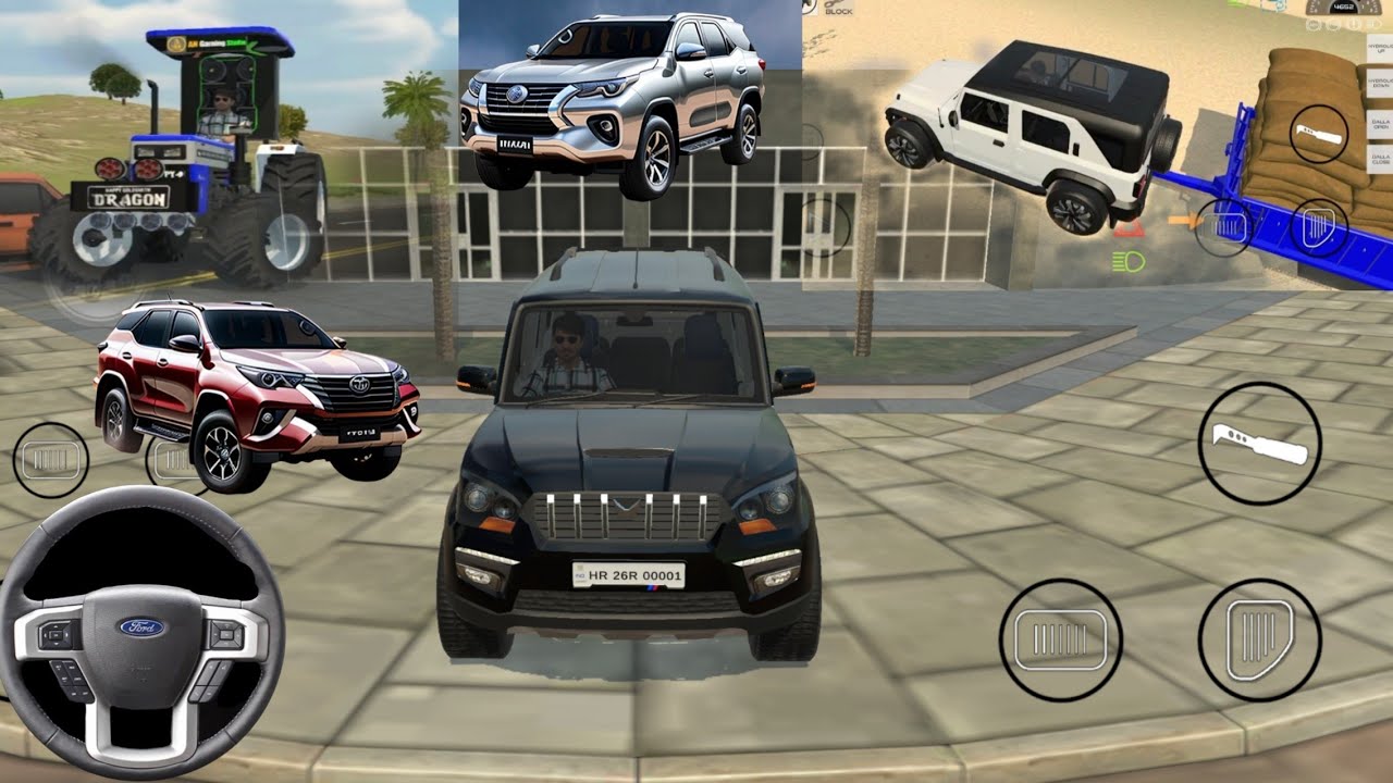 DRIVER SCORPIOS11 AND THAR RIX AND JONHADEERE AND SHIVRAJ 744 AND UNLOADING STONE FORM#CAR#DJ