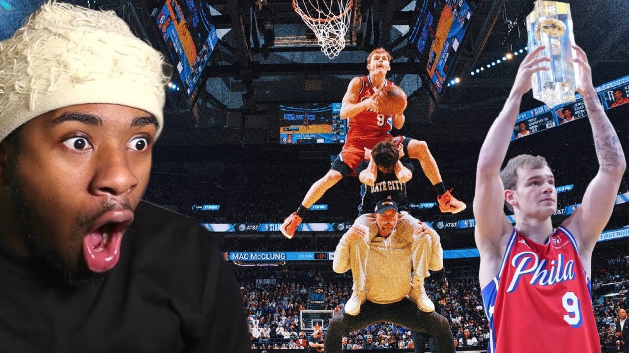 MAC McCLUNG IS NOW INVITED TO THE COOKOUT 😂😂 2023 SLAM DUNK CONTEST [ITSLEEK REACTION]