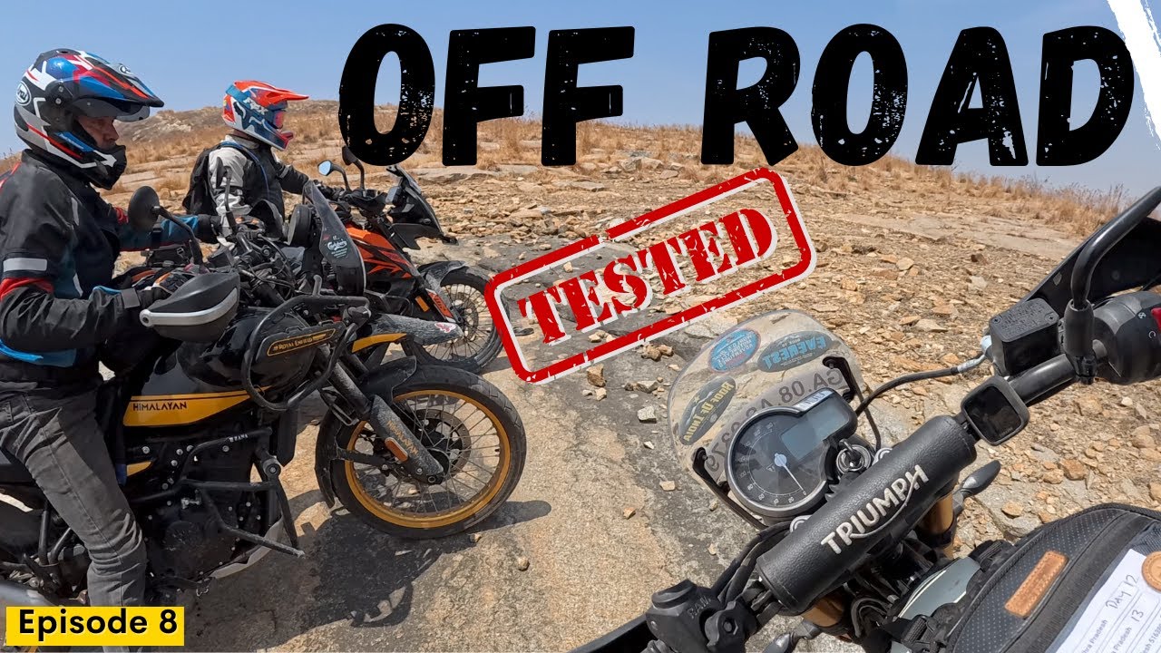 Royal Enfield Himalayan 450 против Triumph Scrambler 400X против KTM 390 Adventure (эпизод 8)