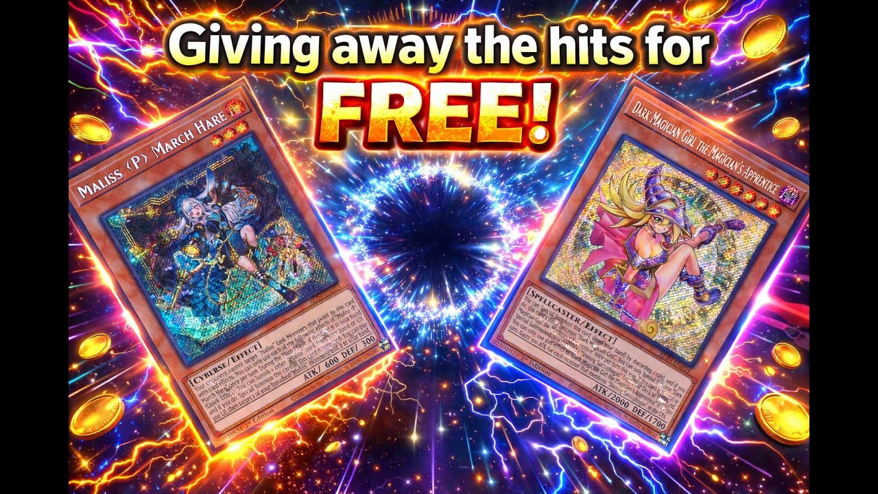 Free Giveaway!  Did we pull the Dark Magician Girl the Magician's Apprentice!