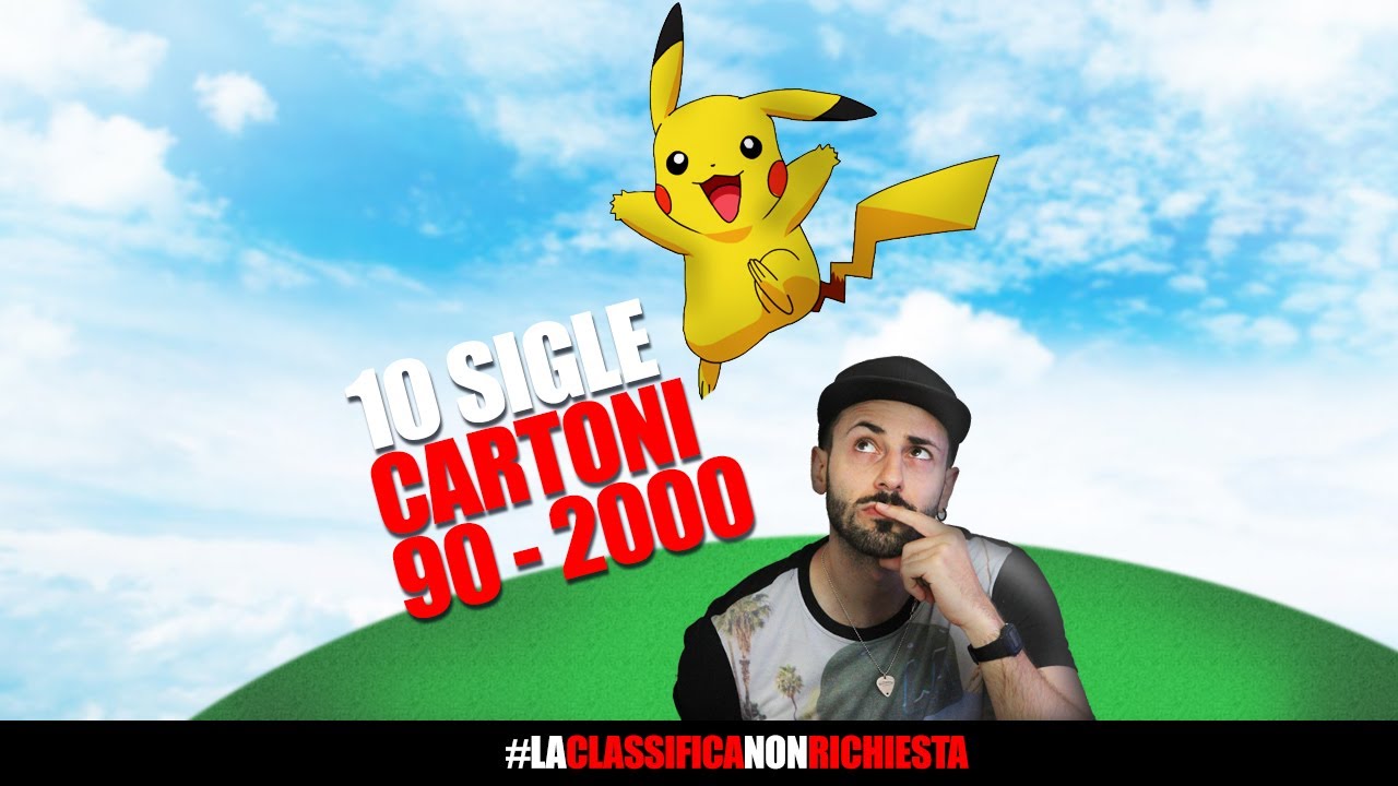 10 SIGLE DI CARTONI ANIMATI ANNI 90 - 2000