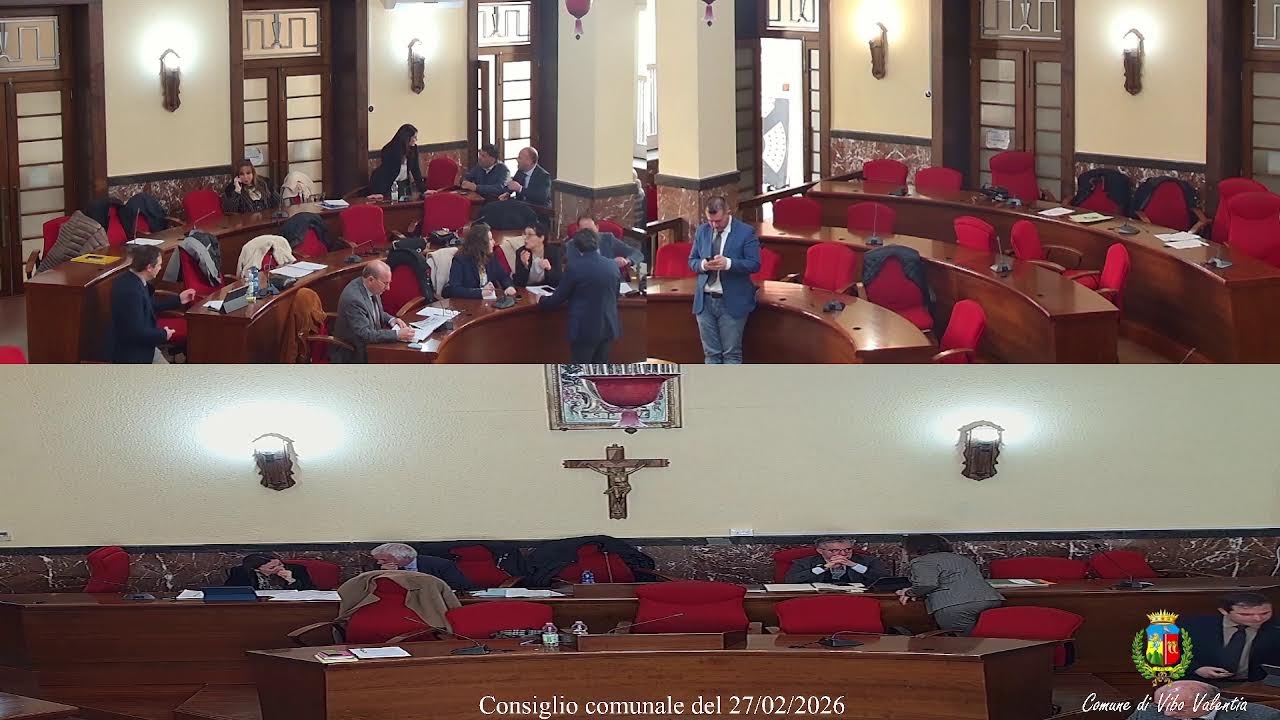 Consiglio comunale di Vibo Valentia del 27/02/2026