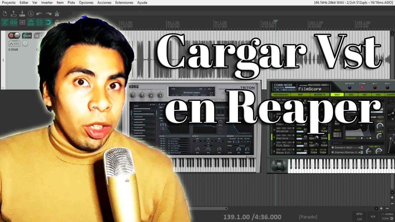Cargar KorgM1/Triton en Reaper