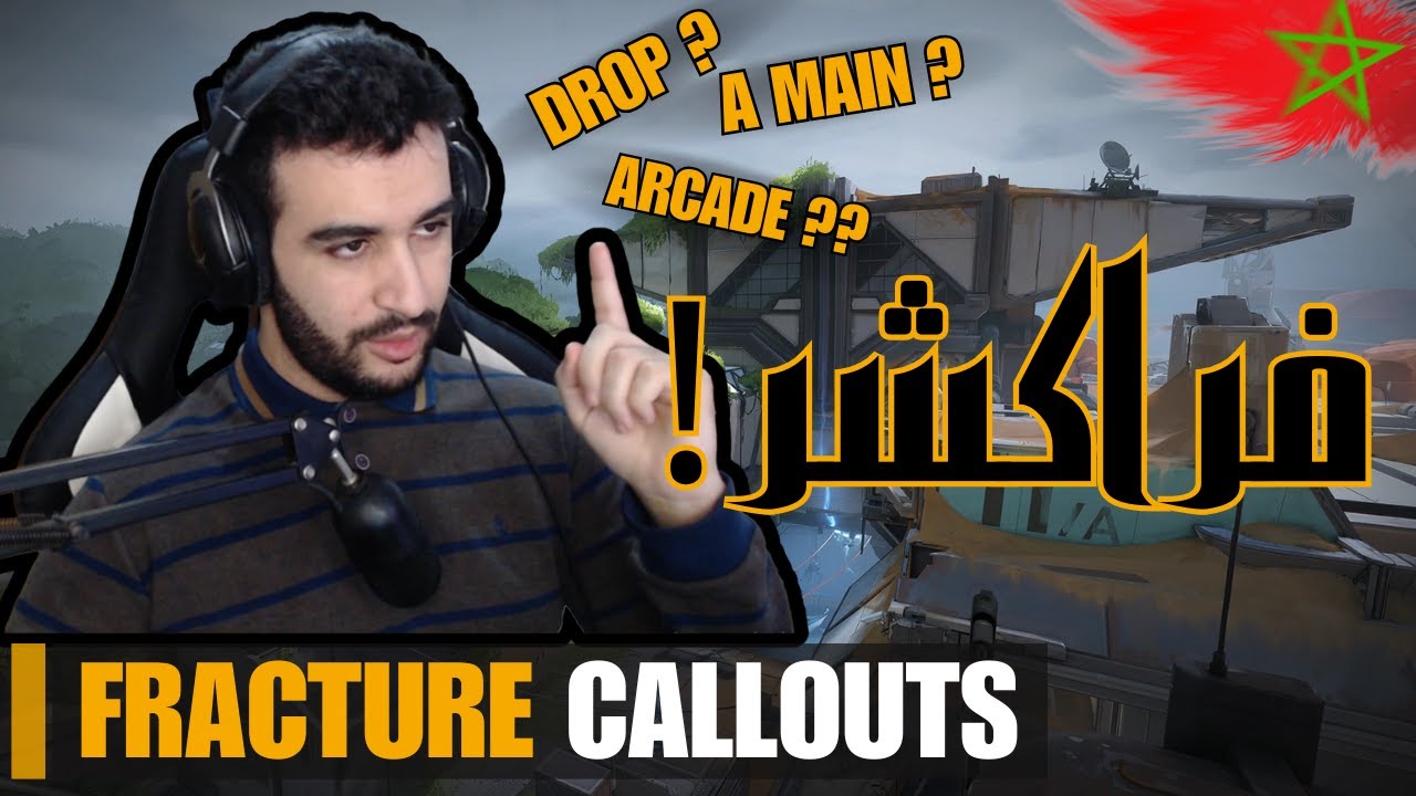 Fracture Callouts | أسماء المواقع على خريطة فراكشر - #valorant #فالورانت