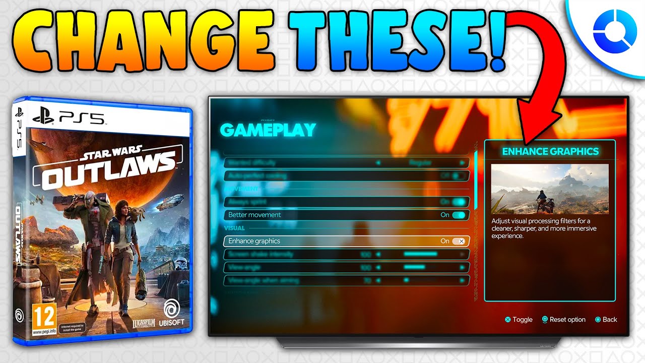 Измените настройки Star Wars Outlaws перед игрой!