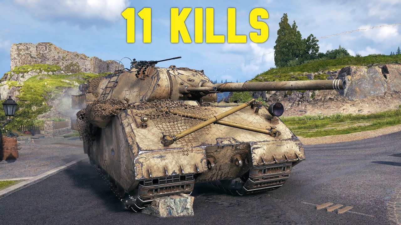 World of Tanks Maus - 11 Kills – Unstoppable Rampage!