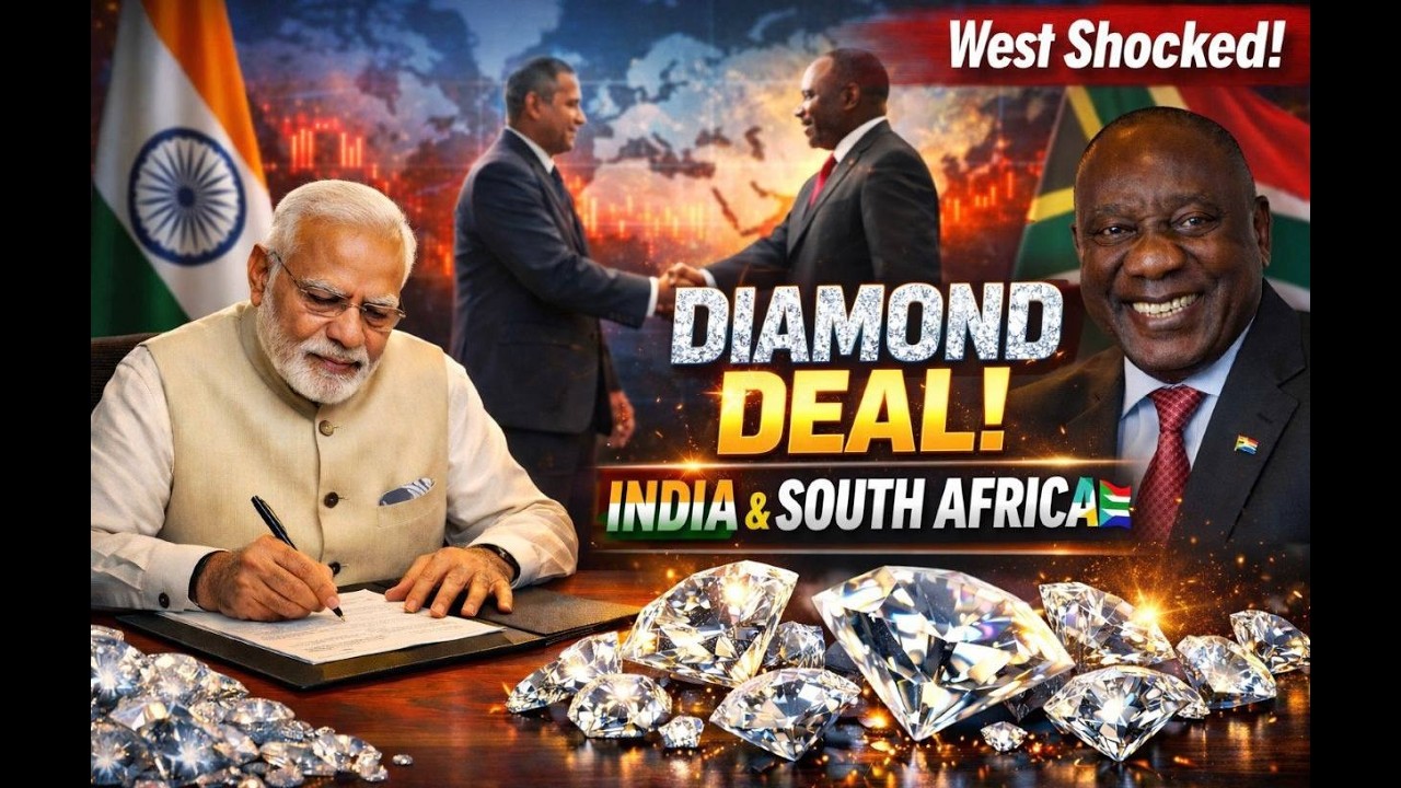 India Signs Massive Diamond Deal with South Africa — West Left in Shock