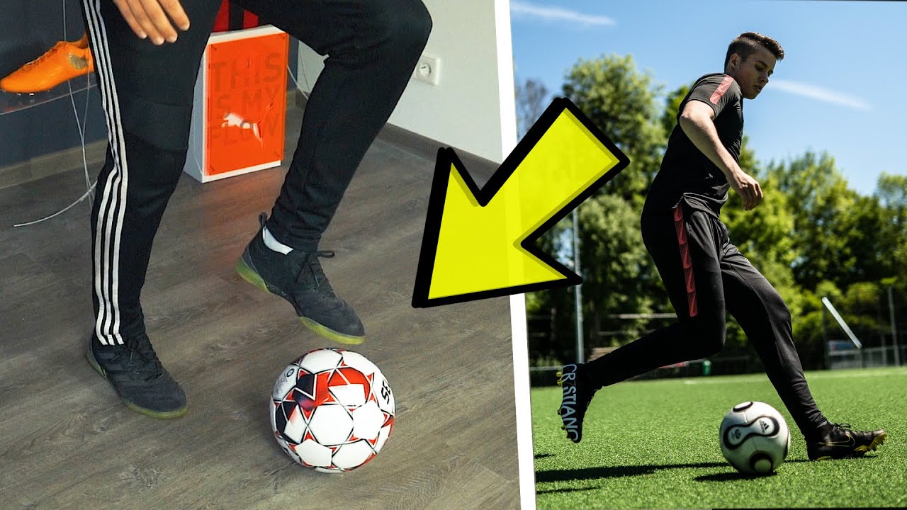 Fußball Technik Training ZUHAUSE - 4 Übungen für mehr Ballgefühl!