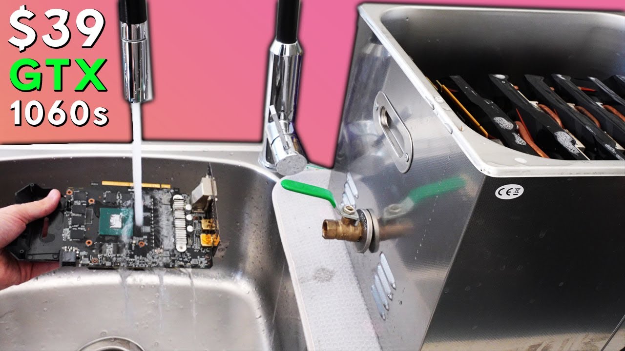 Water Cleaning 7 FILTHY GTX 1060 6GBs (Before and After)