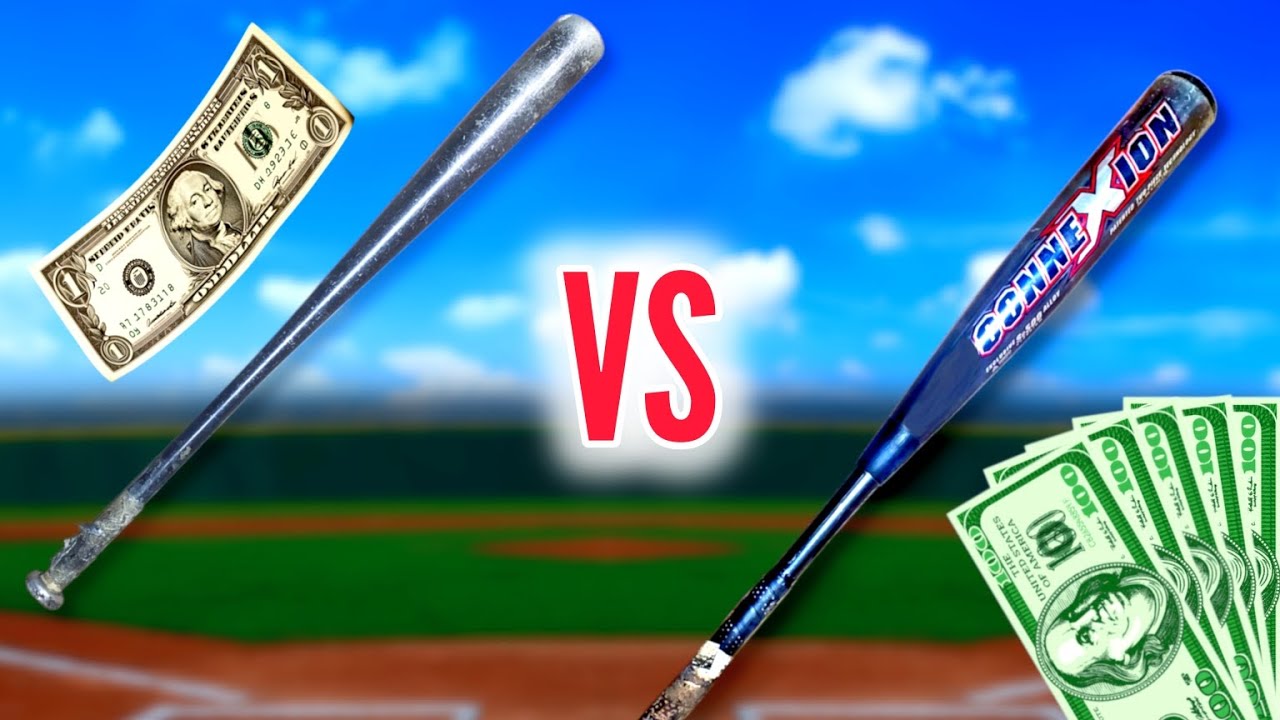 $1 vs $500 Baseball Bat
