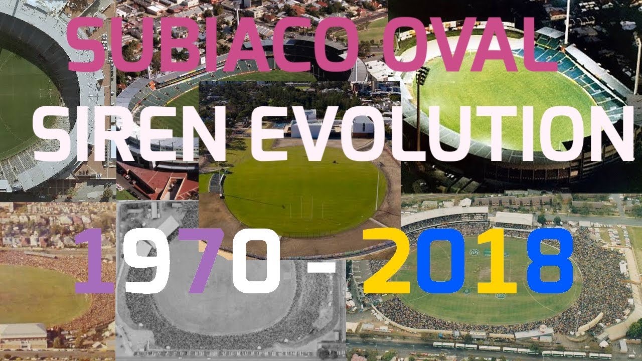 Subiaco Oval Siren Evolution 1970 - 2018